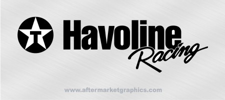 Havoline Racing Decals - Pair (2 pieces)